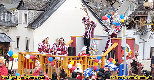 Faching, Karneval, Fastnacht in Oberwesel am Rhein