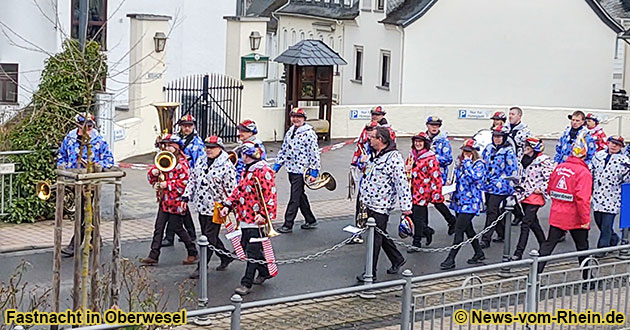 Faching, Karneval, Fastnacht in Oberwesel am Rhein