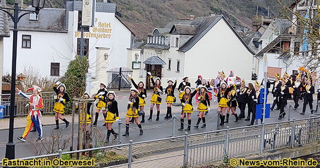 Faching, Karneval, Fastnacht in Oberwesel am Rhein