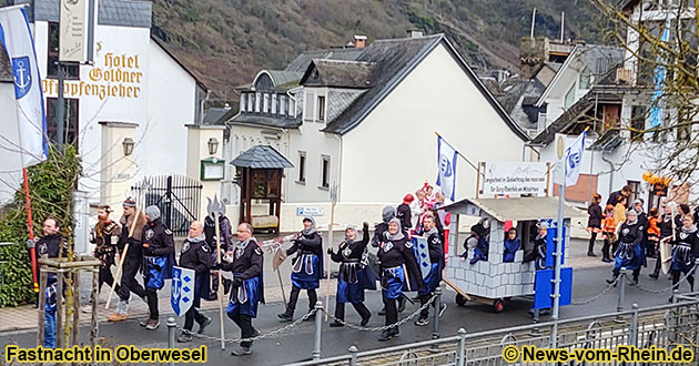 Faching, Karneval, Fastnacht in Oberwesel am Rhein